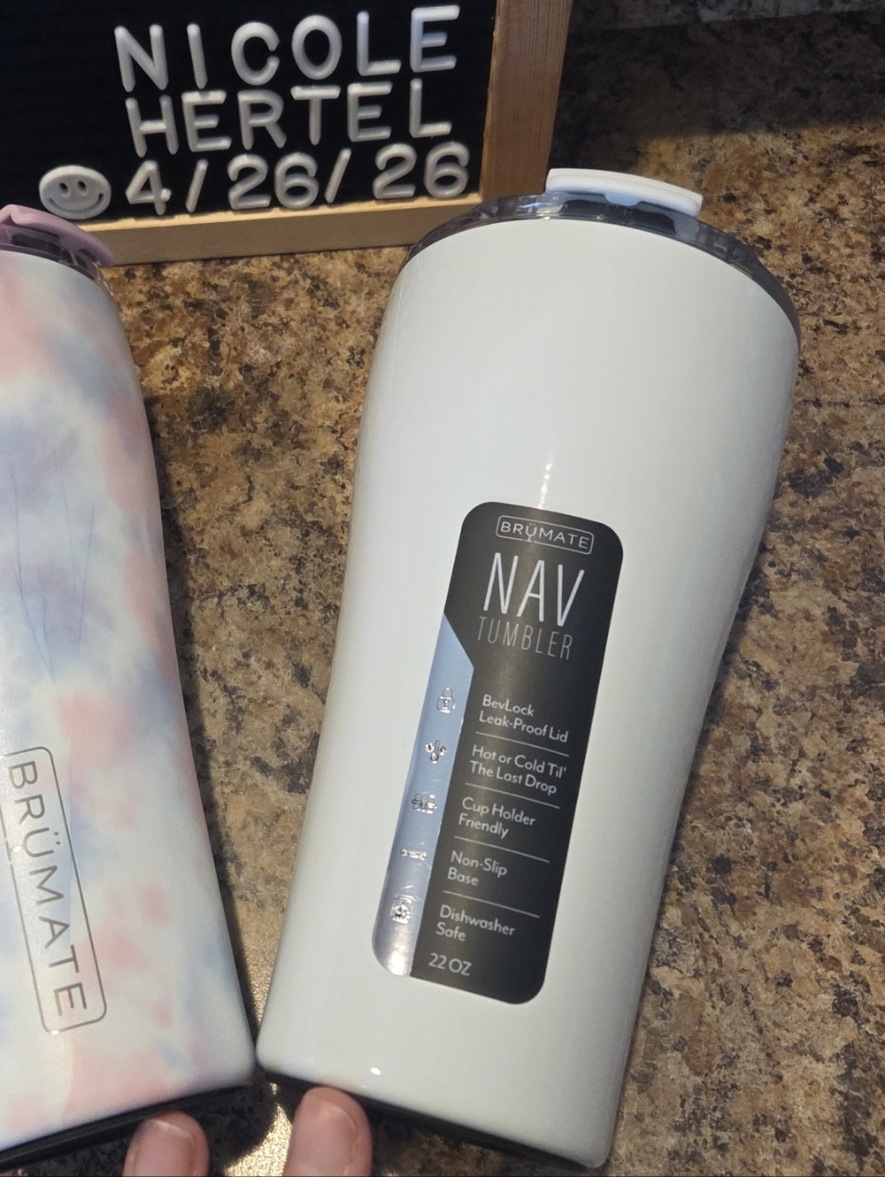 Brumate NAV Tumbler - Ice White - 22 oz